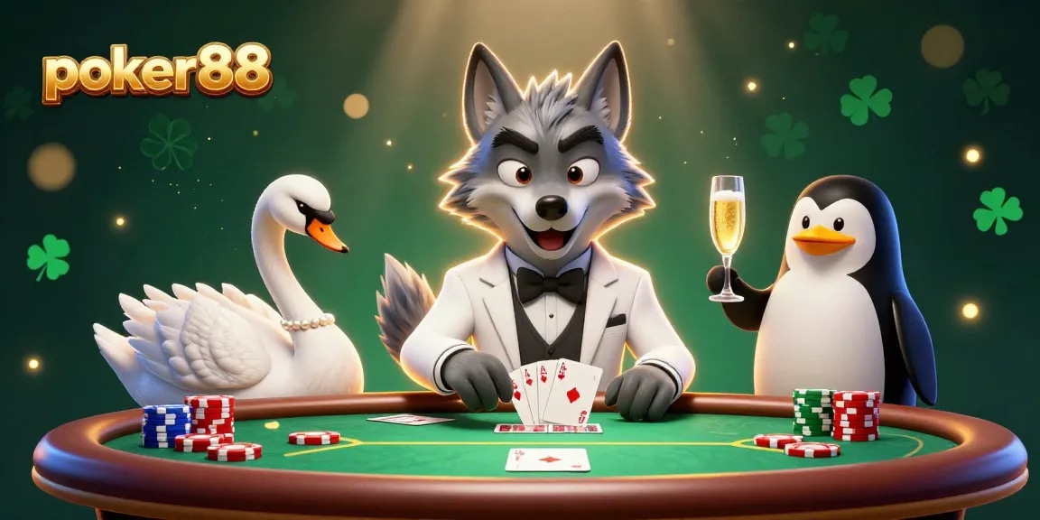 Menangkan jackpot di poker88 dengan karakter serigala, angsa, dan penguin yang menarik.