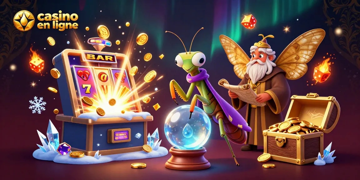Jouer au casino en ligne avec un mystérieux devin et une bibliothèque magique.