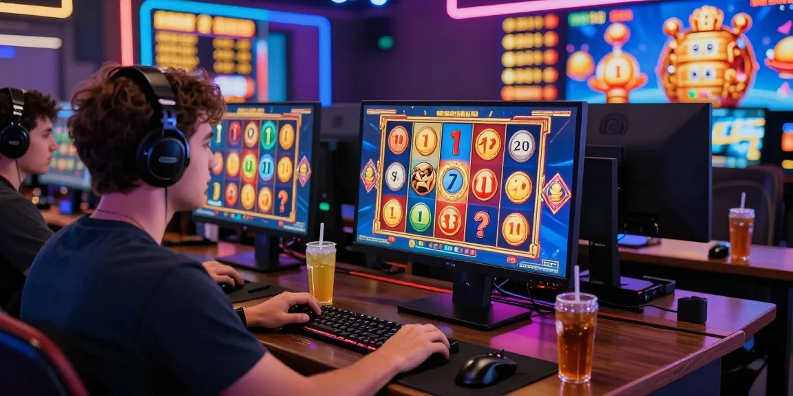 Engaging gaming scene of a player enjoying slot depo 1000 experience with interactive online slots.