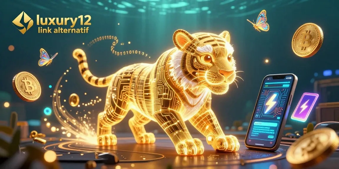 Engage in winning strategies with luxury12 link alternatif, showcasing a vibrant 3D casino illustration.