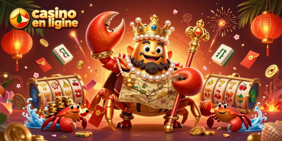 Découvrez l'univers captivant des jeux de casino en ligne avec ce crabe impérial doré.
