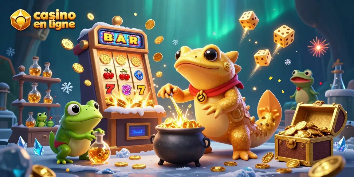 Gagnez des pièces d'or et de l'excitation avec casino en ligne, des personnages fantastiques en action.