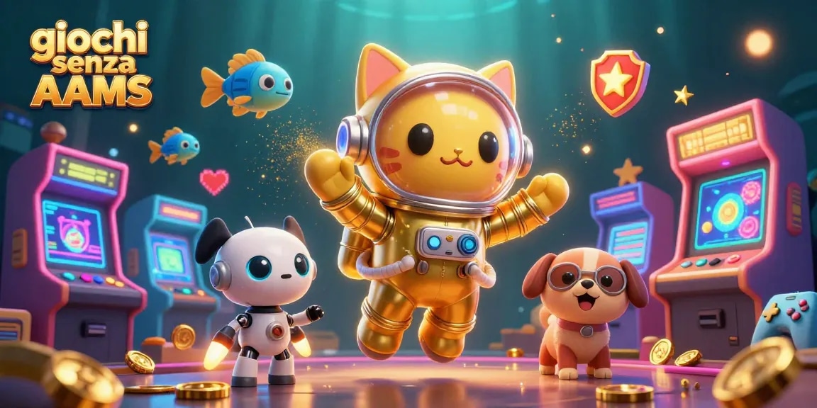 gioca ai giochi senza AAMS in un'affascinante illustrazione di casinò spaziale