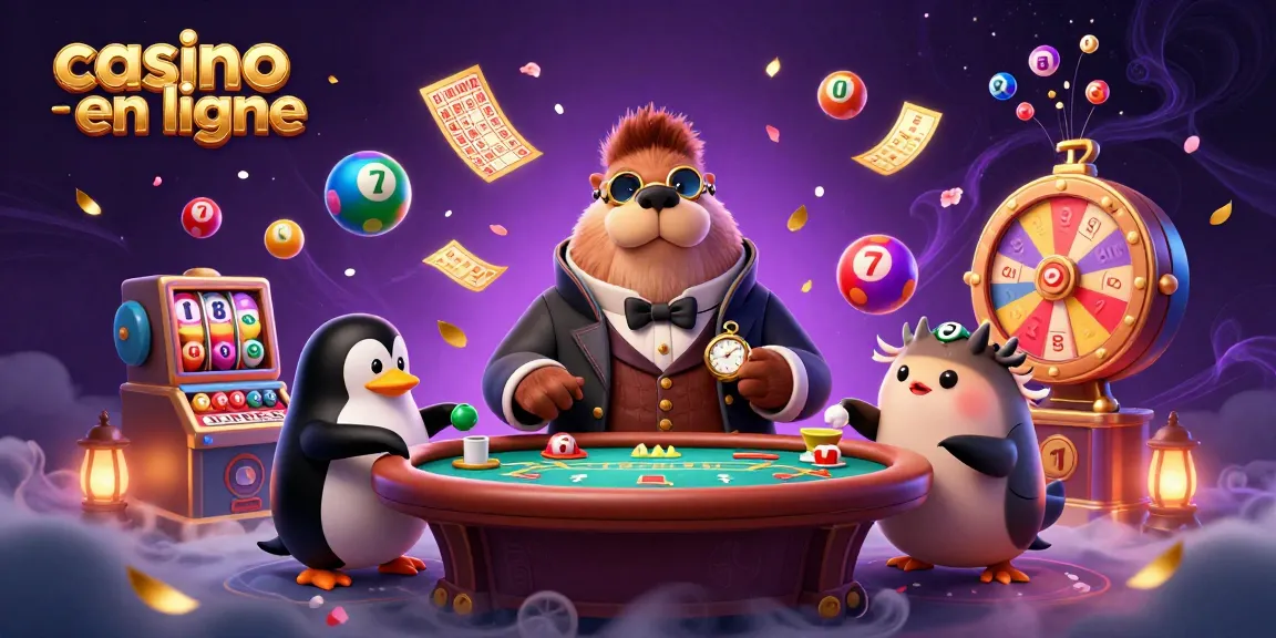 Jeux captivants de casino en ligne avec un morse et un dealer pingouin