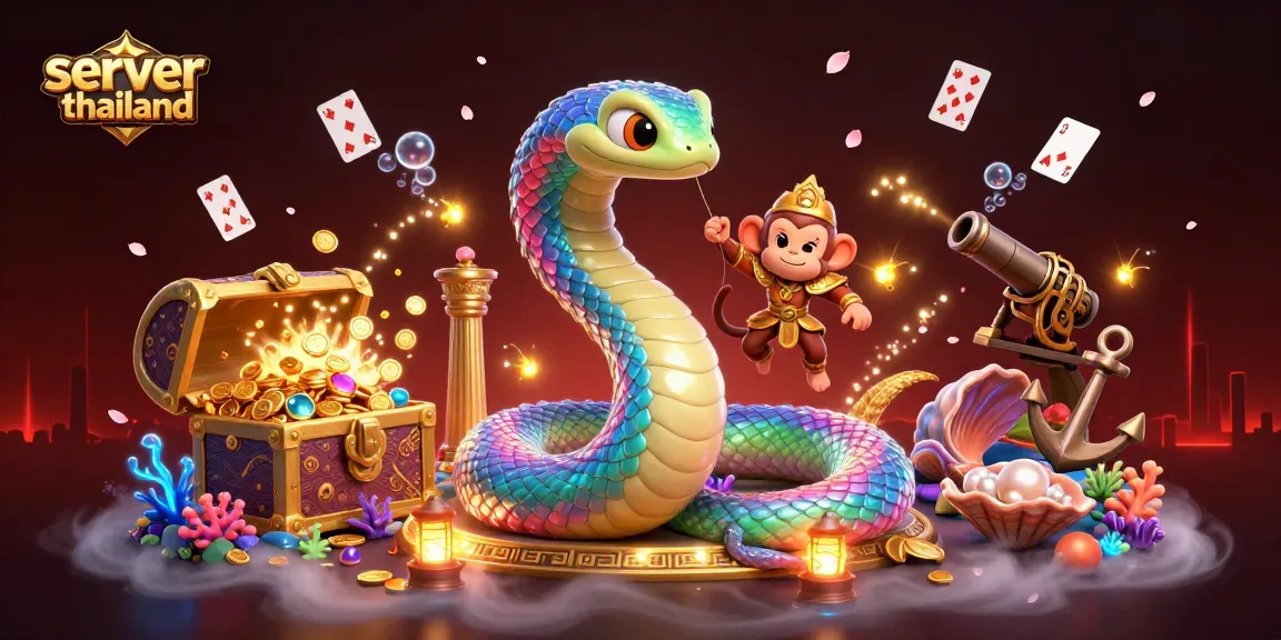 Experience thrilling gameplay on the server thailand with vibrant 3D animated characters and casino treasures.
