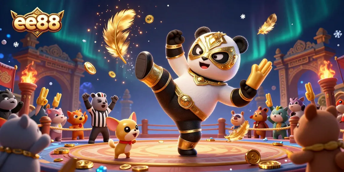 Experience the exciting betting atmosphere of ee88 with vibrant characters and dynamic casino elements.