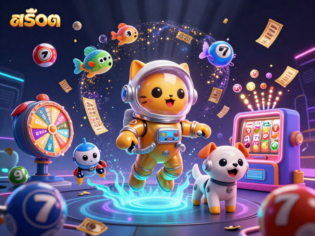 Spin the reels with สล็อต and win big in a vibrant cosmic lottery adventure!