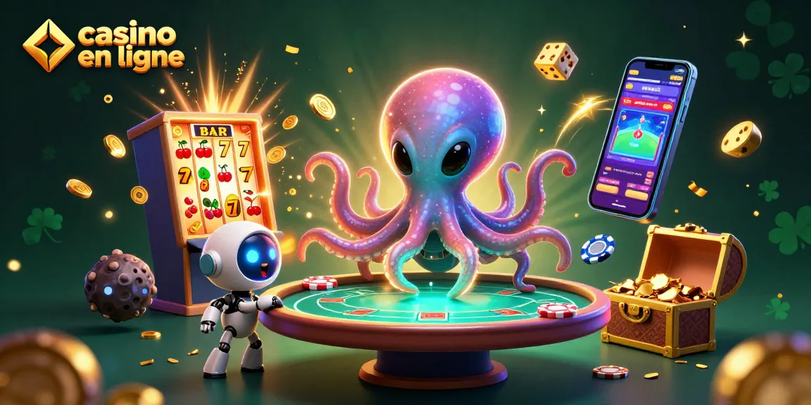 Jouez de façon palpitante dans un casino en ligne avec des octopodes extraterrestres!