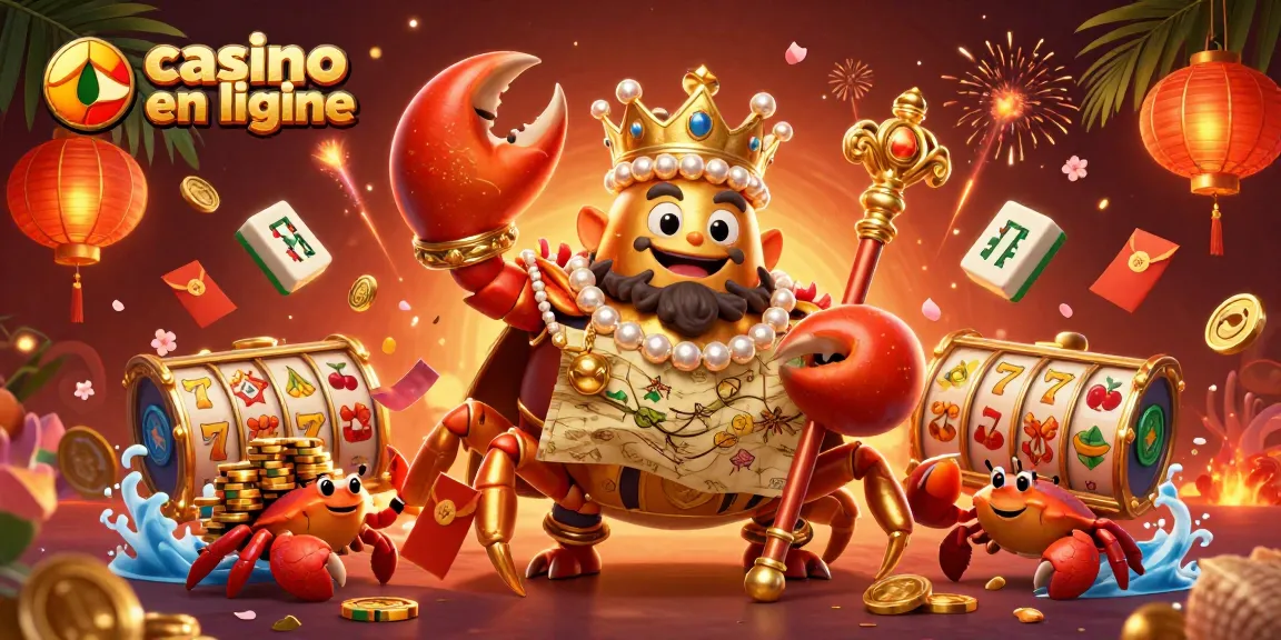 Découvrez l'univers captivant des jeux de casino en ligne avec ce crabe impérial doré.