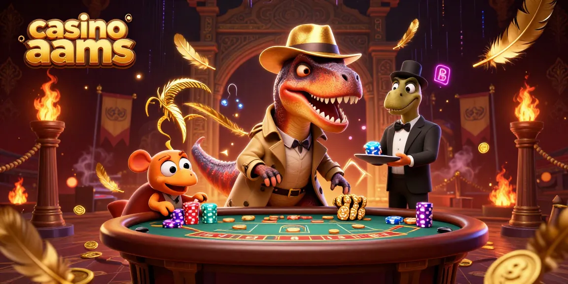 Giocare nei casino non AAMS con un velociraptor travestito da giocatore alle prese con il blackjack.