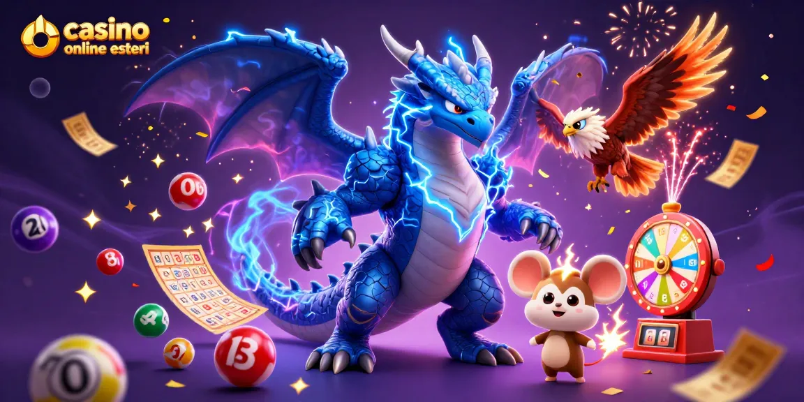 Gioca ai casino online esteri con il drago elettrico e premi colorati mentre esplodi di vincite e divertimento!