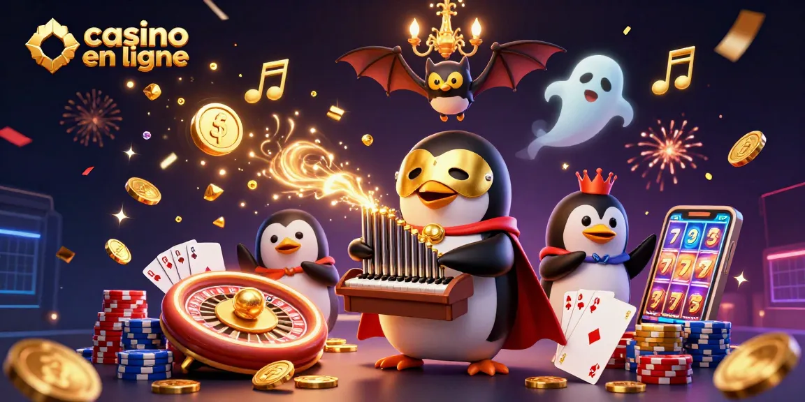 Jouez au casino en ligne avec des personnages captivants et des éléments de jeu animés.