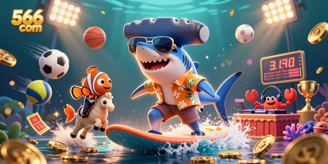Experience thrilling gaming action with 566 com, featuring immersive characters and golden casino elements.