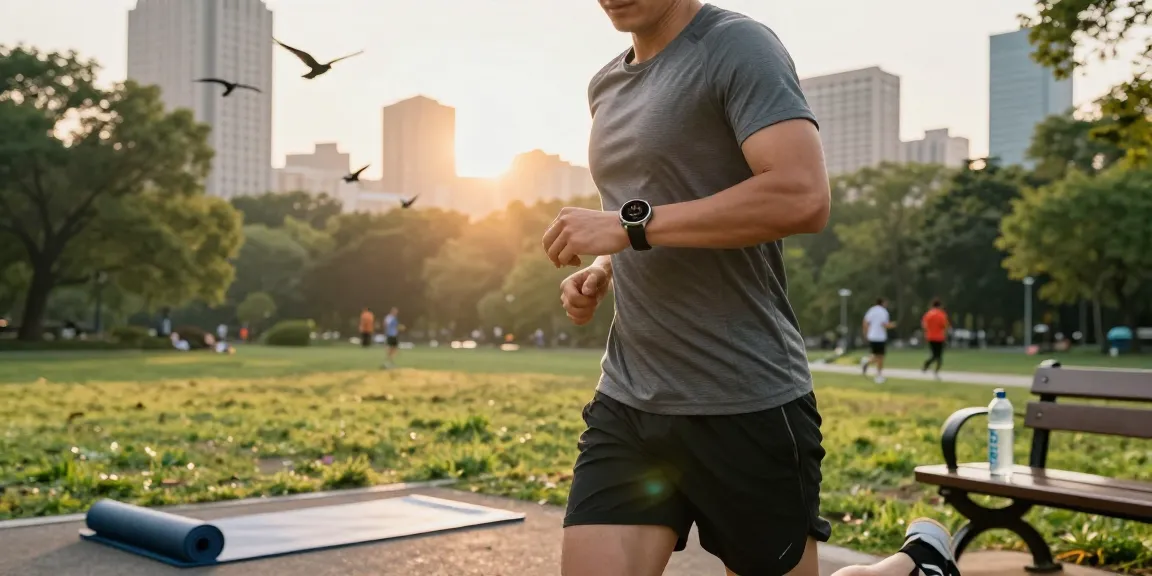 Menampilkan aktivitas berlari di taman kota dengan Fitbit Luxe, simbol smartwatch modern kesehatan di https://www.polarfitbitshop.com/fitbit-luxe/.