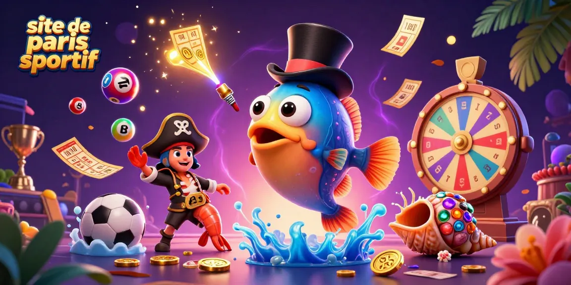 Gagnez des paris sportifs sur le site de paris sportif avec des personnages animés en 3D attirant des piécettes dorées.