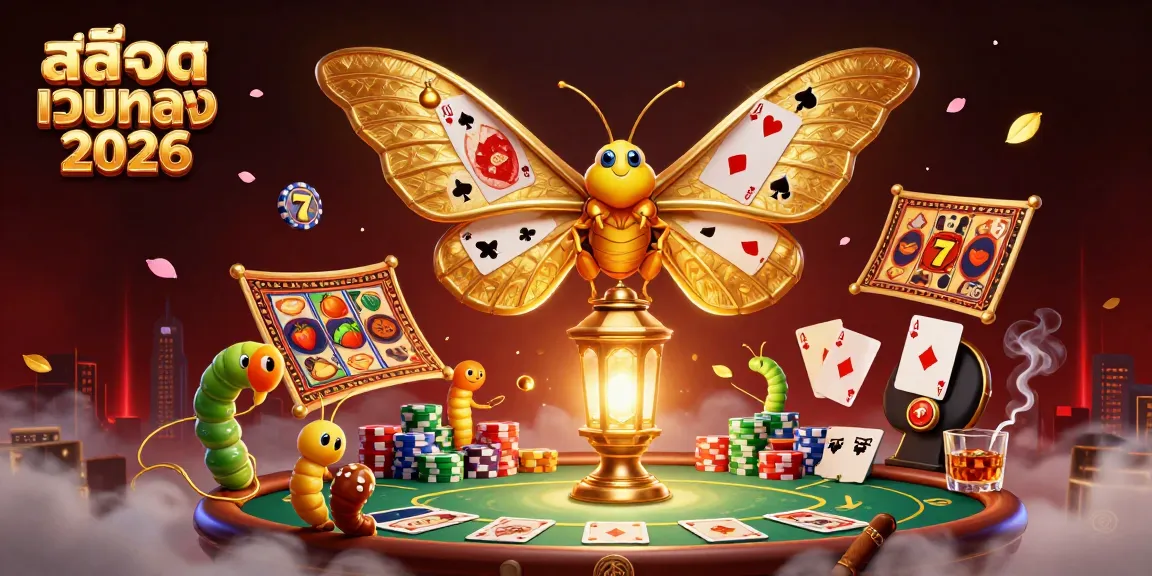 Engage in thrilling สล็อตเว็บตรง 2026 gameplay with a vibrant illustration featuring slots and casino elements.