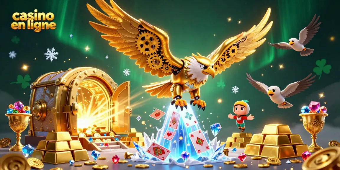 Plongez dans le monde du casino en ligne avec cette illustration captivante.