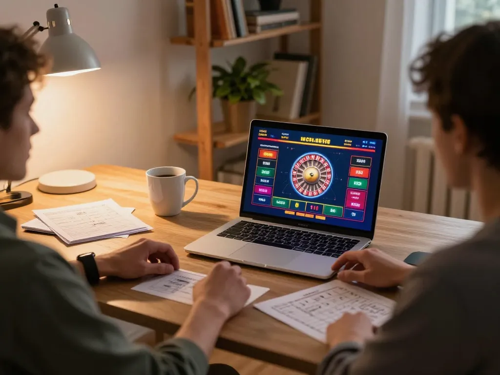 Experience strategic gameplay at 678vip with a cozy online gambling setup in a stylish home.