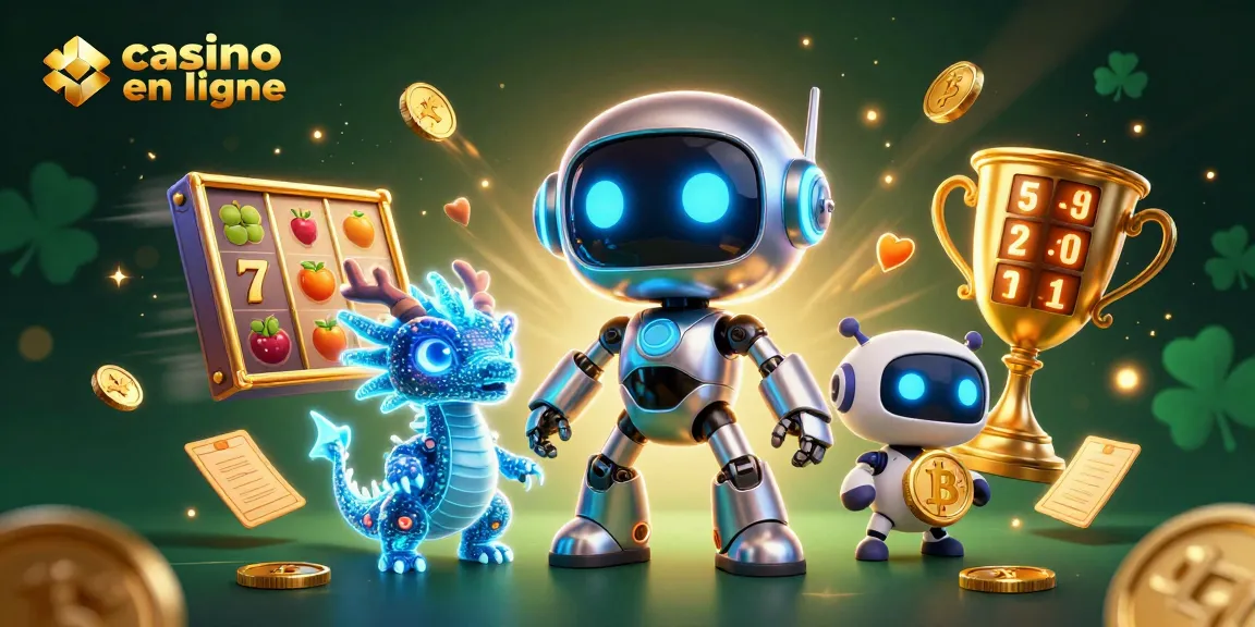 Gagnez avec des jeux de casino en ligne et des jackpots animés aux côtés de nos mascottes futuristes.