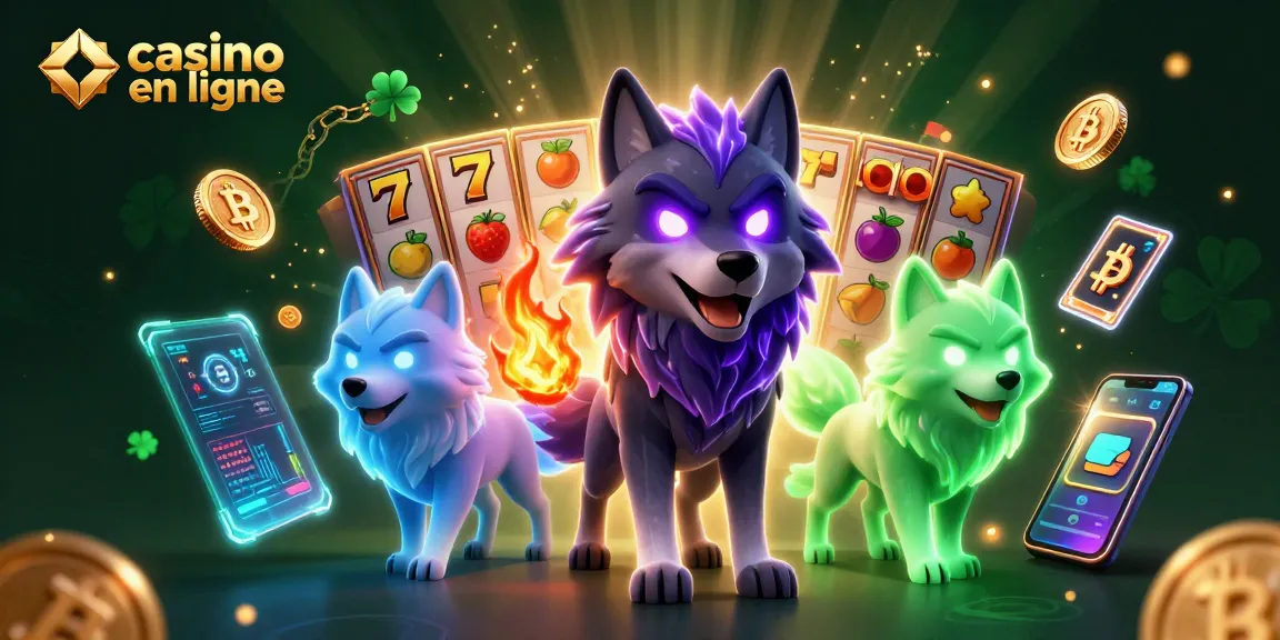 Jouez au casino en ligne avec des jeux de machines à sous captivants et des symboles chanceux.