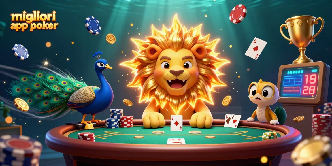 Scopri le migliori app poker con i protagonisti nel gioco e dettagli avvincenti.