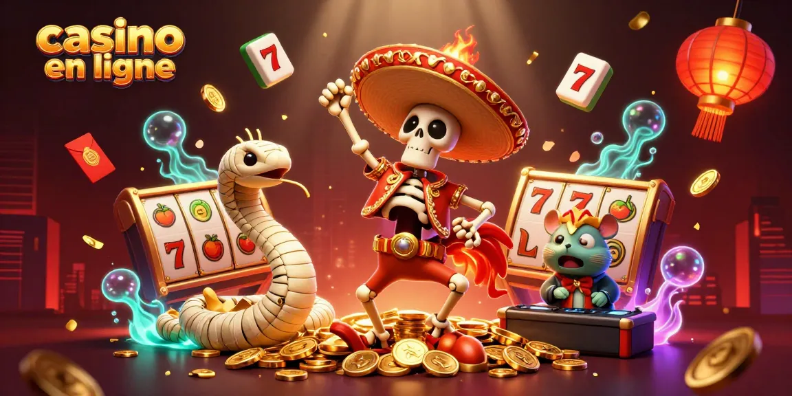 Gagnez avec le casino en ligne grâce à des machines à sous et des personnages colorés.