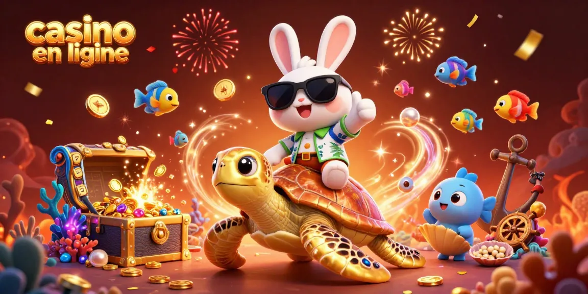 Casino en ligne : joue aux machines à sous avec nos adorables personnages 3D sous l'eau