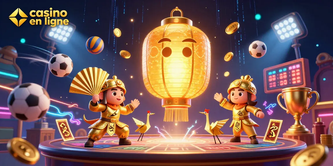 Le casino en ligne offre une expérience immersive avec des personnages animés aux éléments de jeu scintillants.