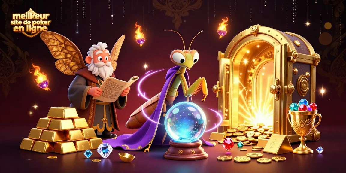 Découvrez le meilleur site de poker en ligne avec des personnages animés captivants et un décor riche en trésors.