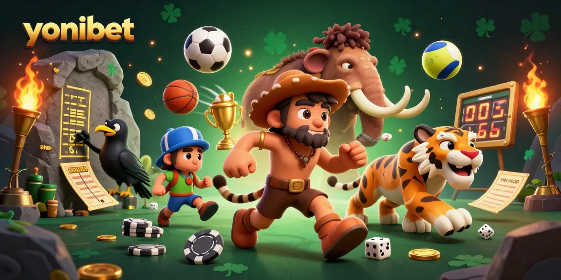 Experience the thrill of yonibet's prehistoric casino with exciting games and sports betting actions.