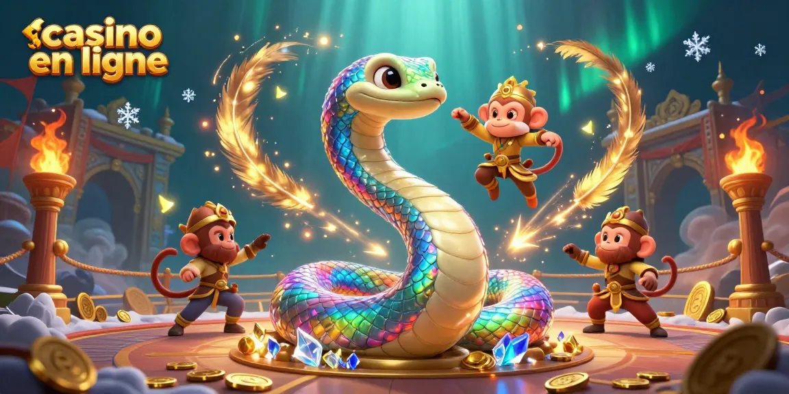 Profitez des jeux de casino en ligne avec des personnages colorés dans une scène vibrante.