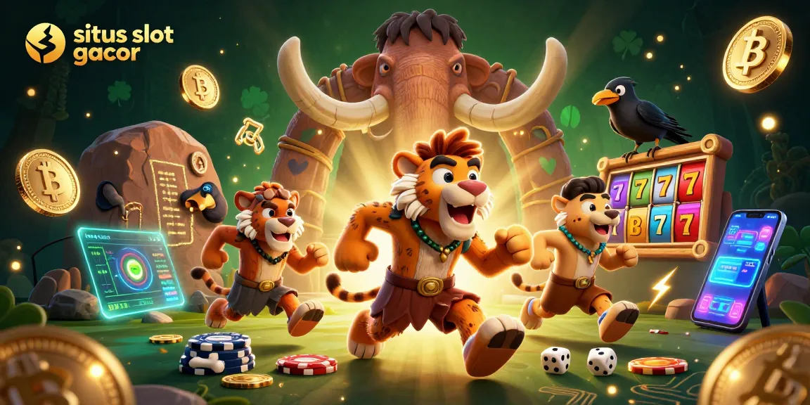 Menggunakan situs slot gacor untuk memenangkan jackpot besar dengan suasana permainan kasino prasejarah yang menarik