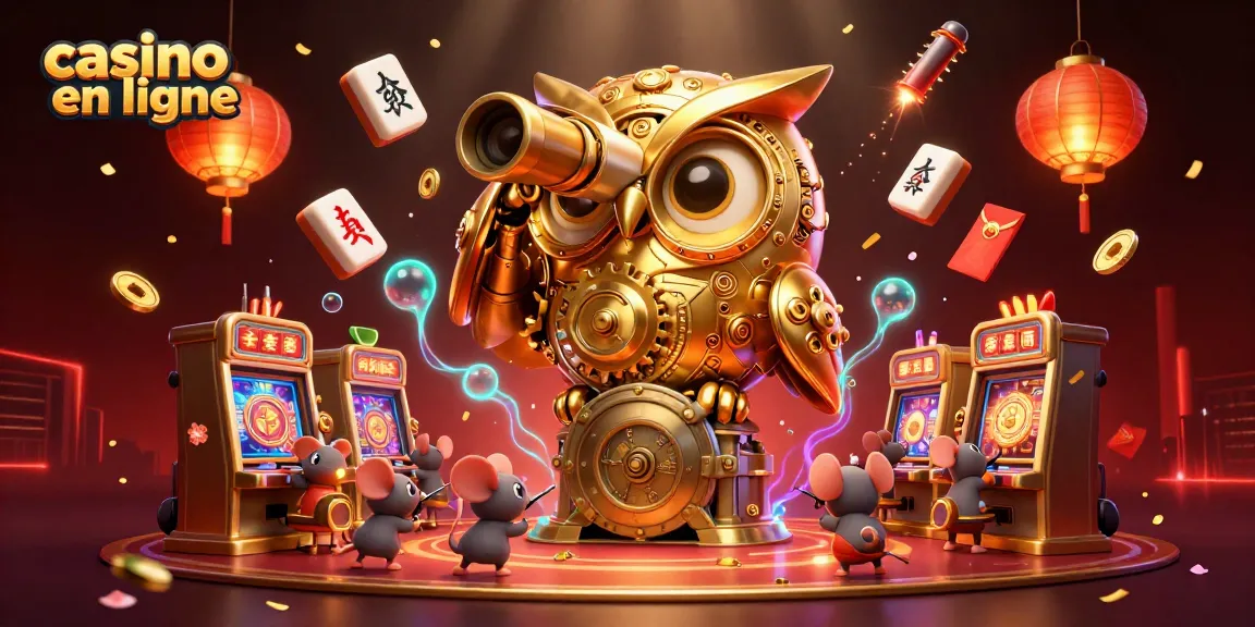Venez explorer des jeux de casino en ligne fascinants tout en jonglant avec des lucioles et un hibou steampunk.