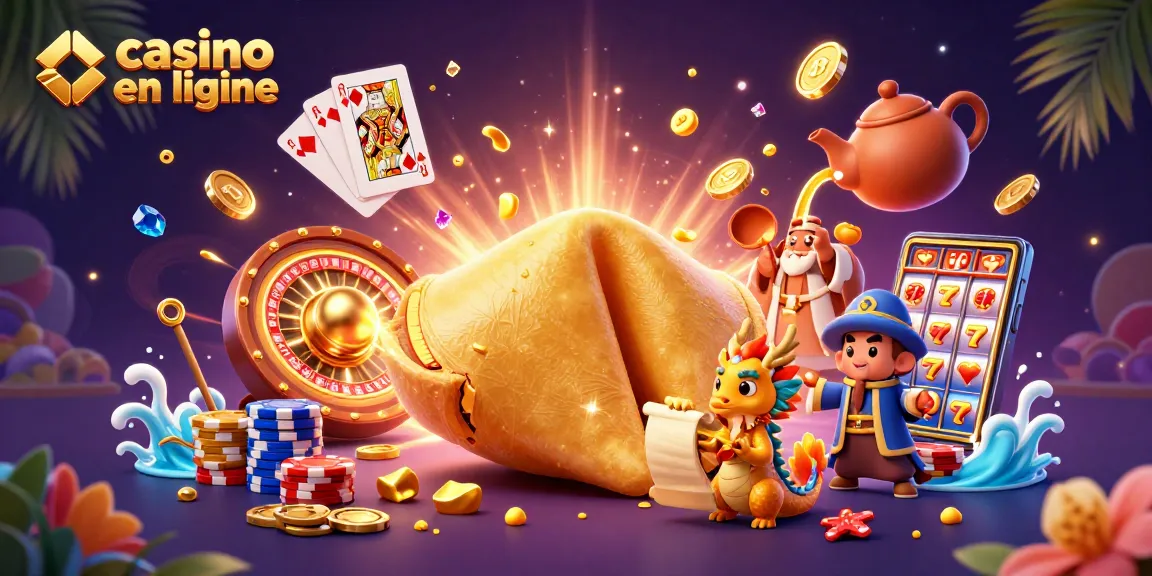 Vivez l'expérience intense du casino en ligne avec des personnages colorés et des éléments de jeu en 3D.