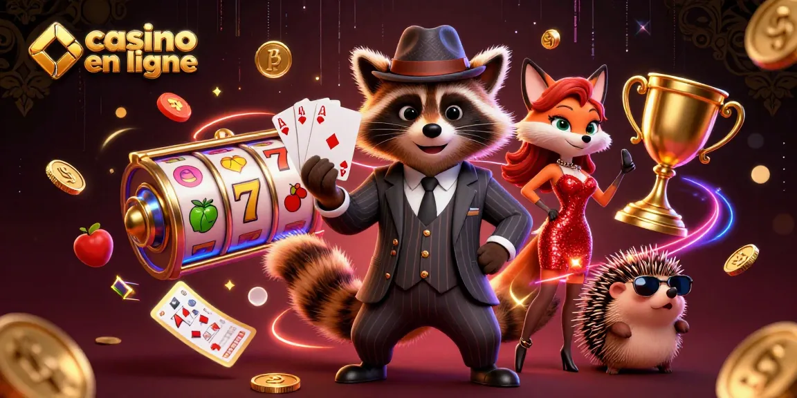 Célébrez vos gains au casino en ligne avec nos personnages de jeu inspirants et des éléments de machine à sous éclatants.