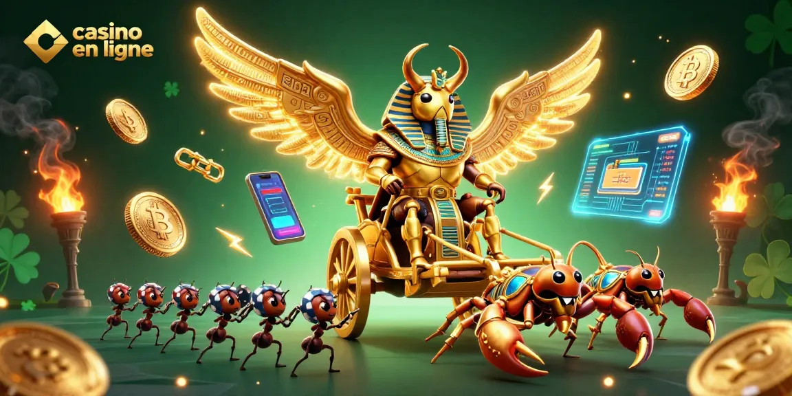 Des jeux de casino en ligne captivants mettant en scène un scarabée doré majestueux et des scorpions précieux