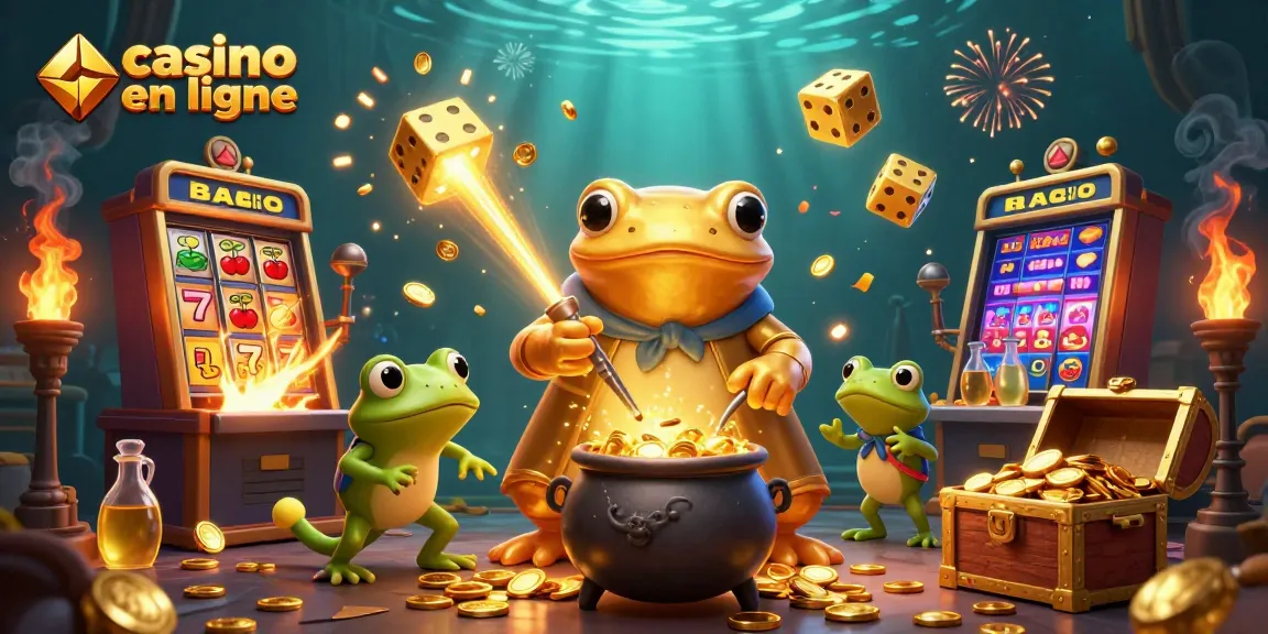 Découvrez les jeux captivants du casino en ligne avec des alchimistes et pièces d'or.